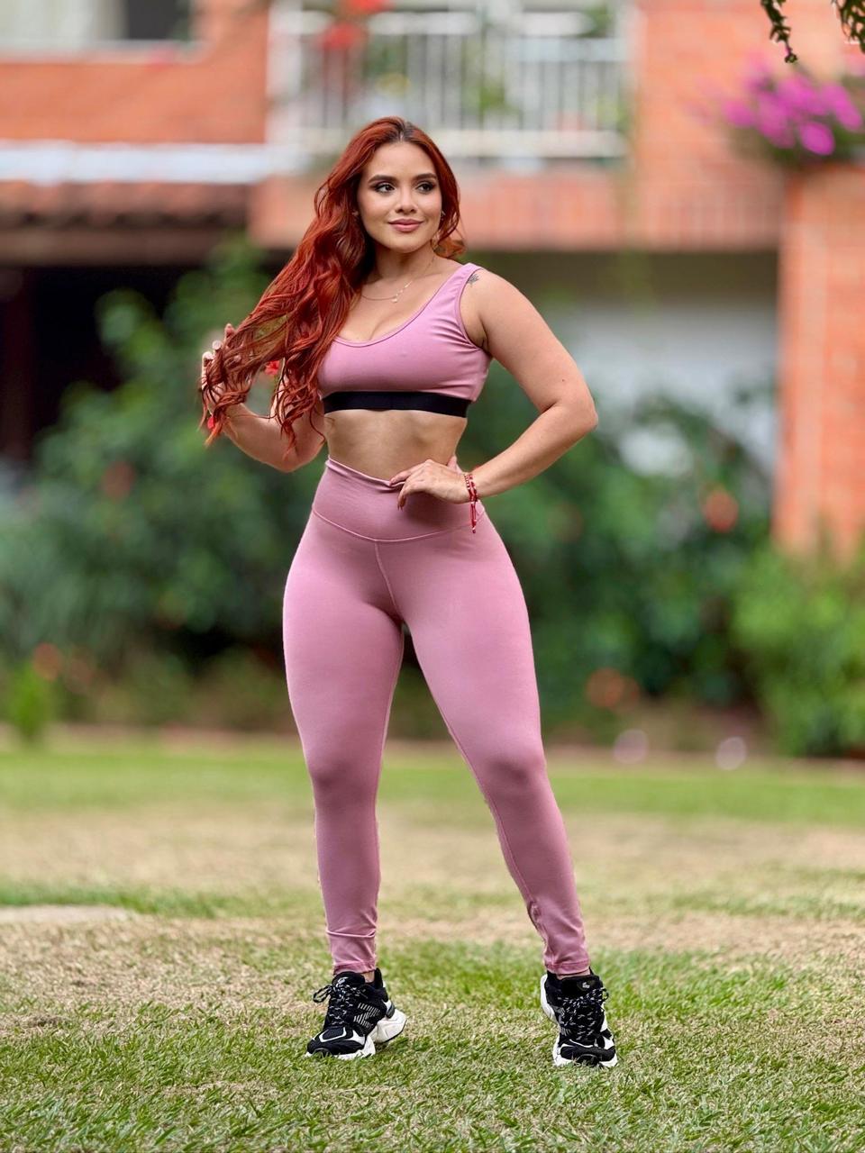 Pale Pink Workout Essentials Set - Stylish Activewear | Not Just Wear