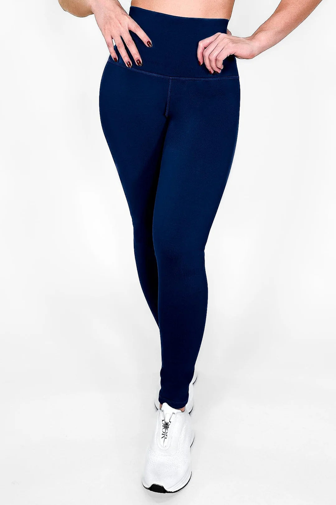 Matte Navy Leggings Stylish Activewear | Not Just Wear