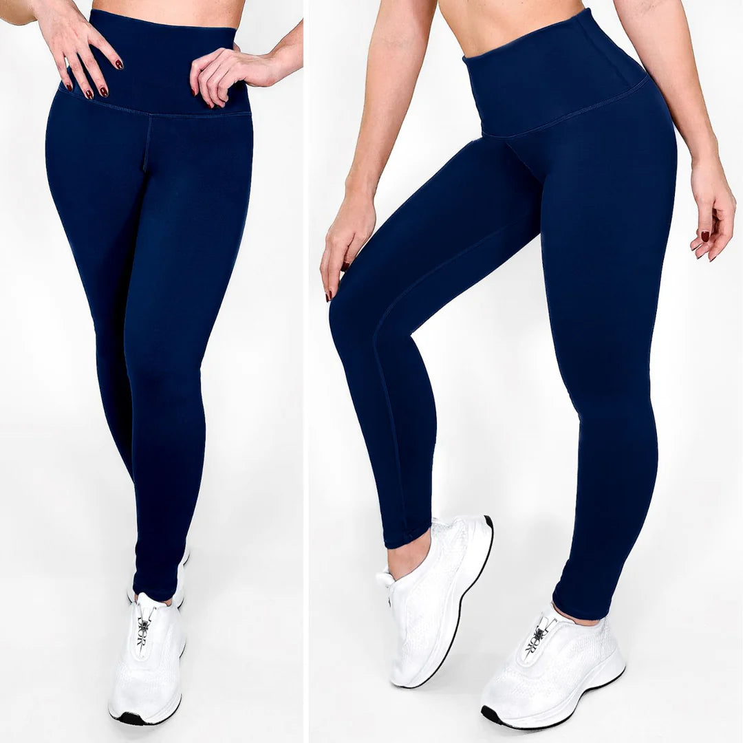 Matte Navy Leggings Stylish Activewear | Not Just Wear