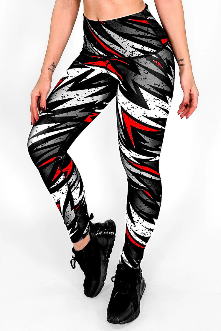 Black Thunder Leggings - Anti-Cellulite & Fluid-Repellent | Not Just Wear