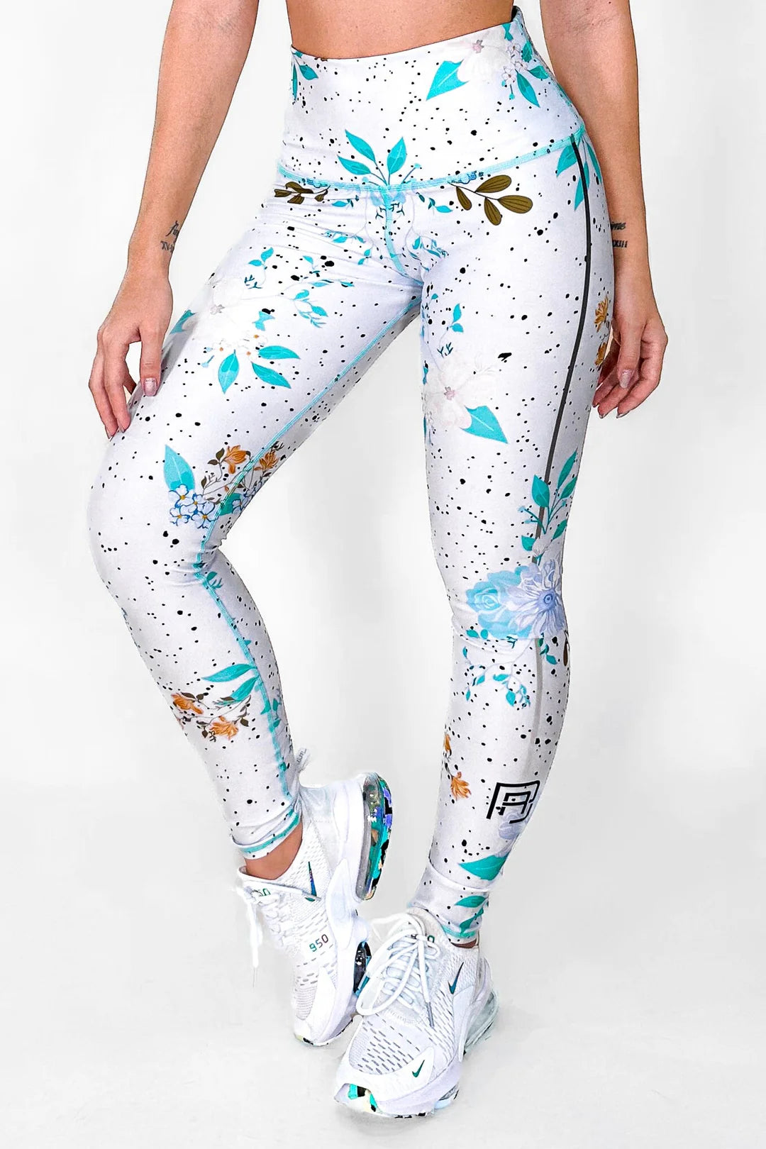 Deluxe White Leggings - High-Performance Activewear | Not Just Wear