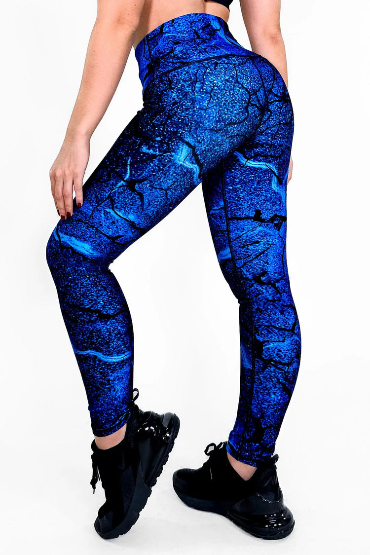 Dark Ocean Leggings - Precision Fit & Fluid-Repellent | Not Just Wear