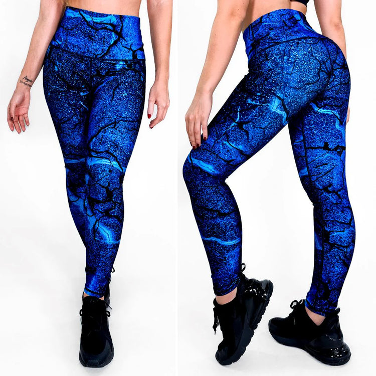 Dark Ocean Leggings - Precision Fit & Fluid-Repellent | Not Just Wear