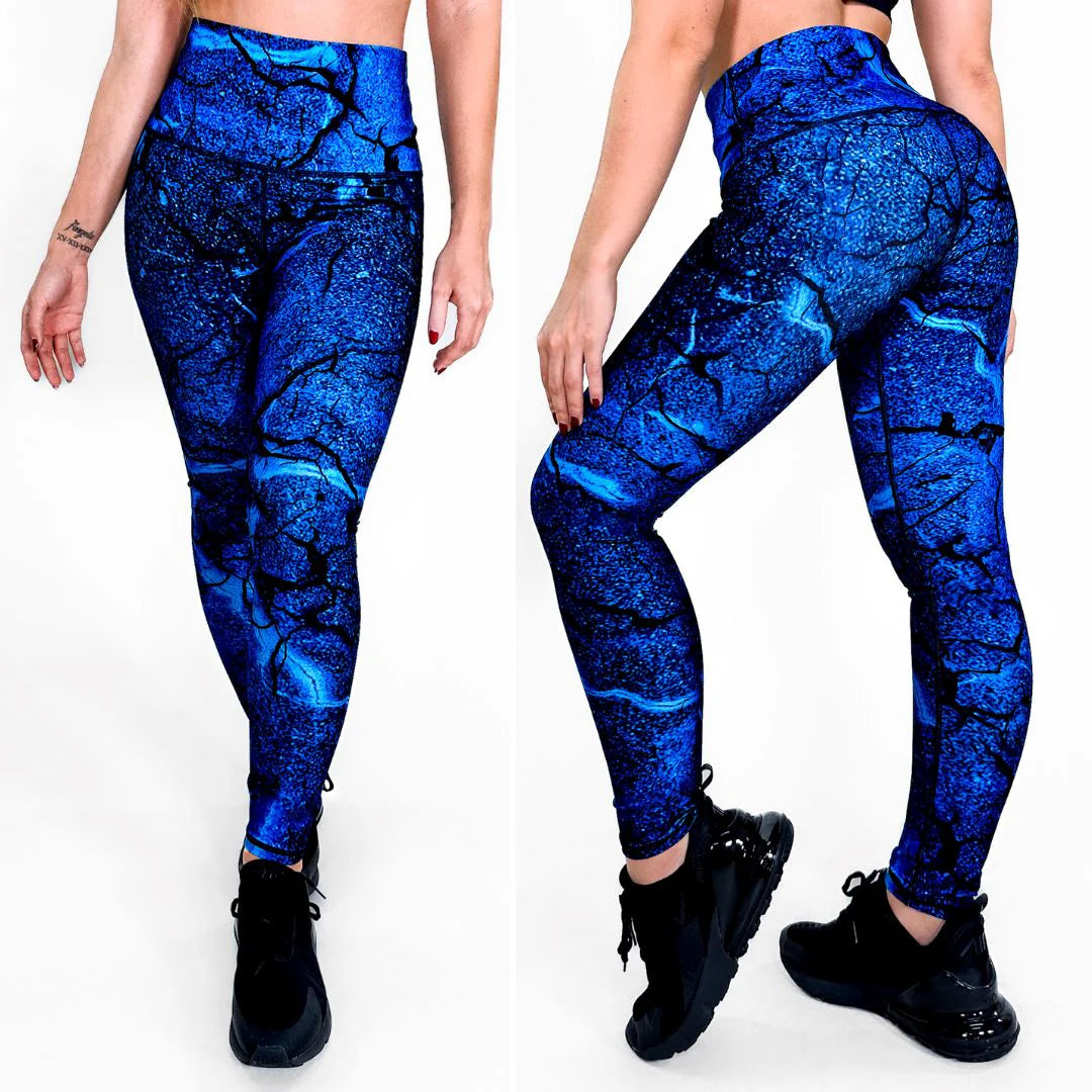 Dark Ocean Leggings - Precision Fit & Fluid-Repellent | Not Just Wear