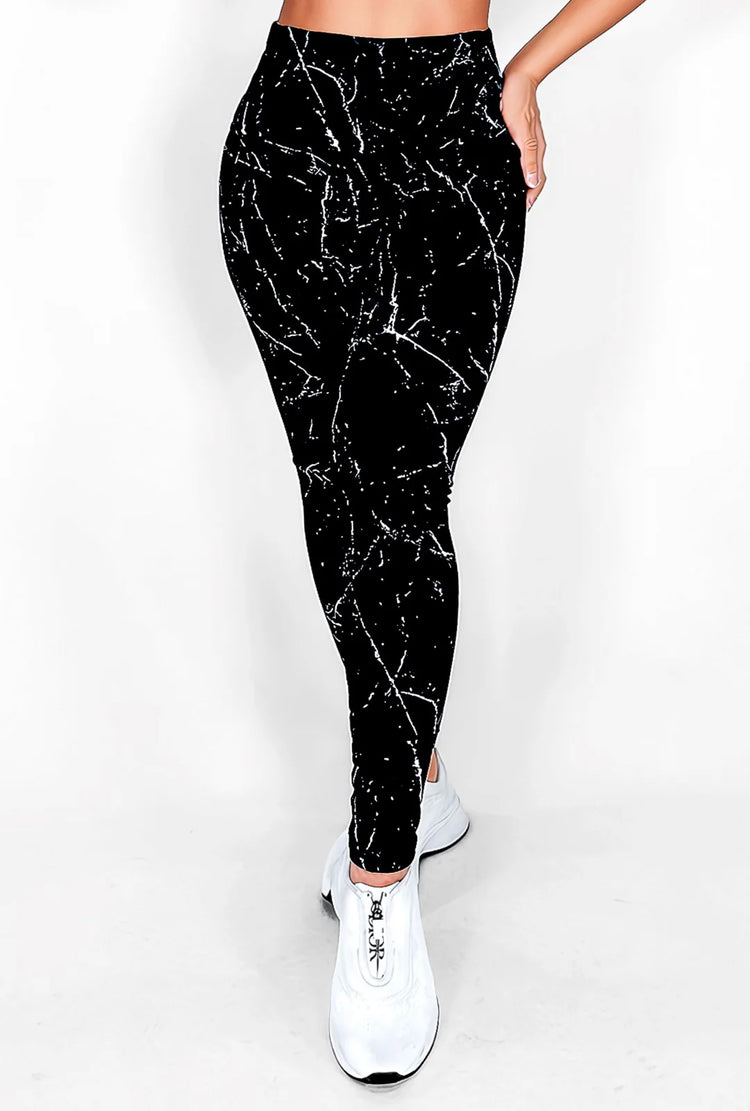 Marble Noir Leggings Anti-Cellulite & Shaping | Not Just Wear