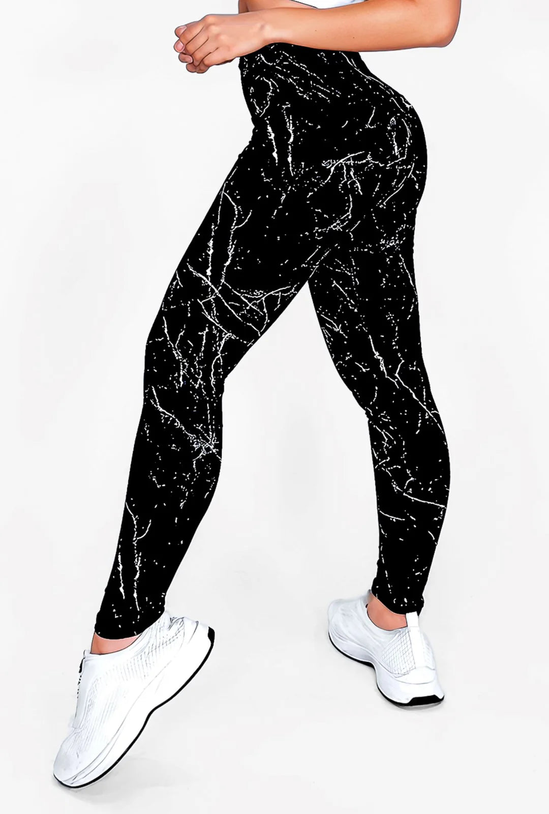 Marble Noir Leggings Anti-Cellulite & Shaping | Not Just Wear