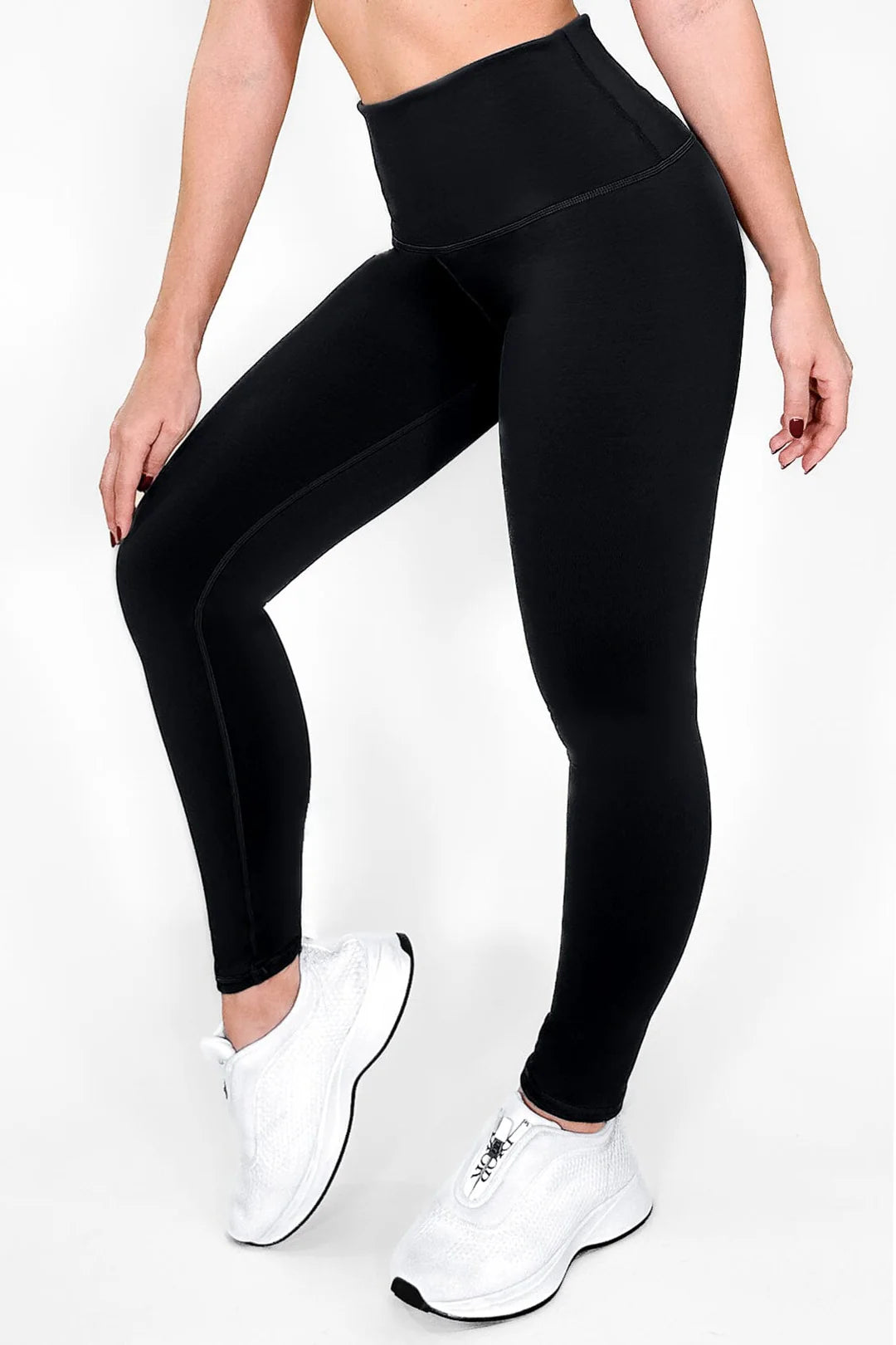 Matte Black Leggings Anti-Cellulite & Shaping | Not Just Wear