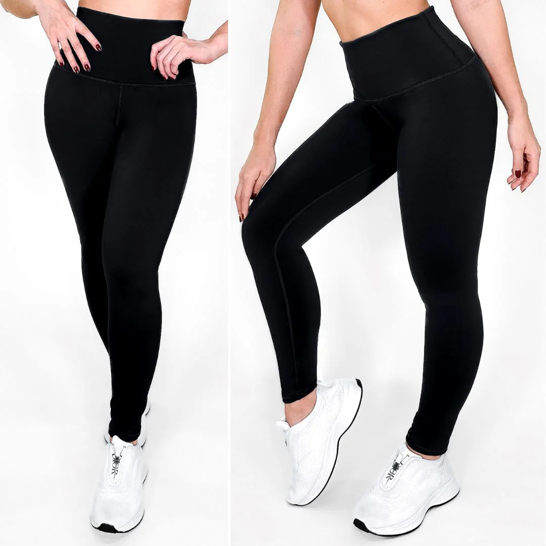 Matte Black Leggings Anti-Cellulite & Shaping | Not Just Wear