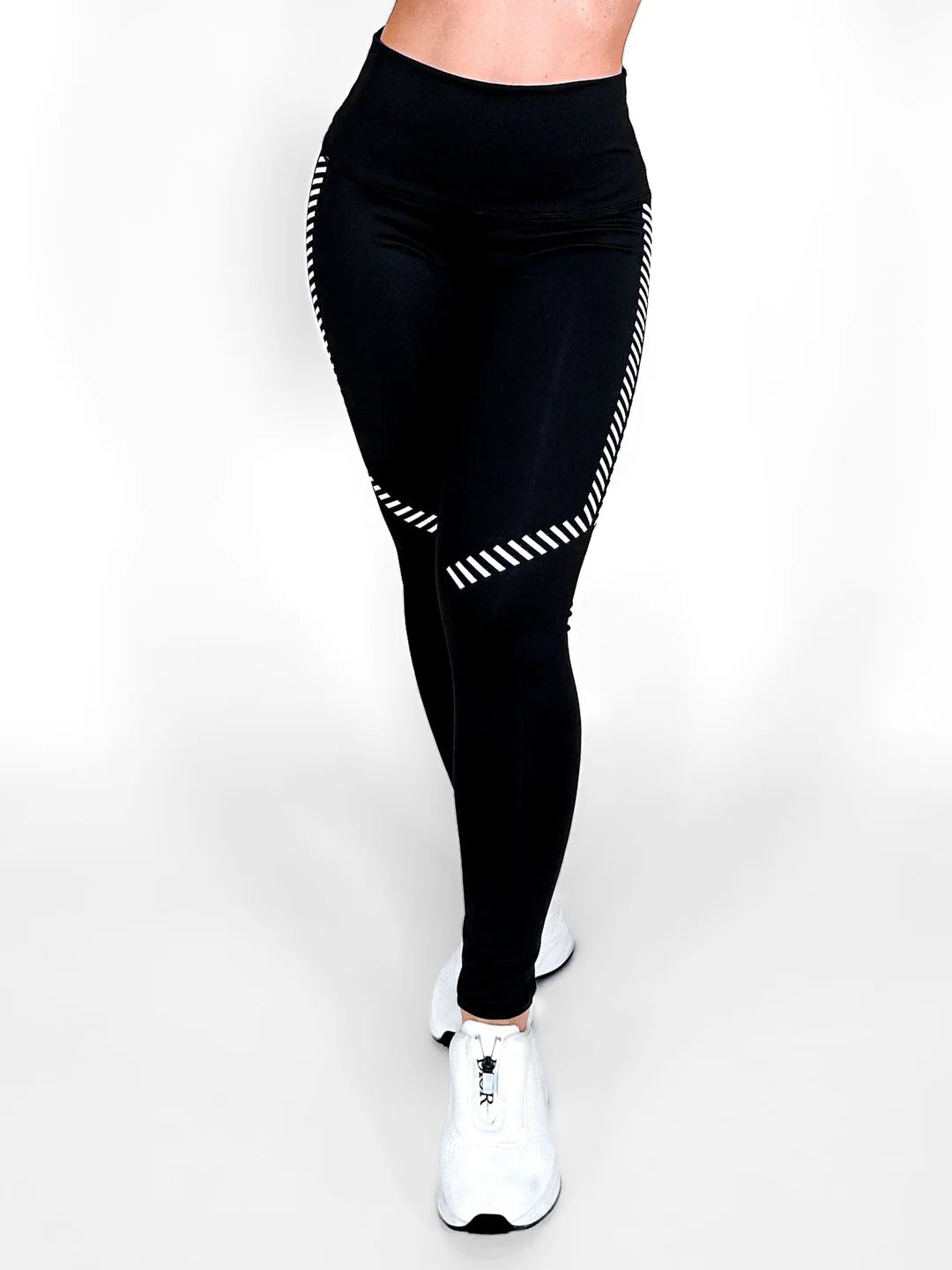 Nascar Black Leggings Premium Comfort & Shaping | Not Just Wear