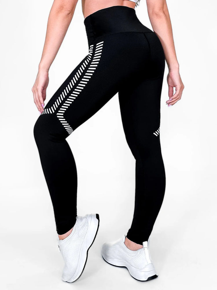 Nascar Black Leggings Premium Comfort & Shaping | Not Just Wear