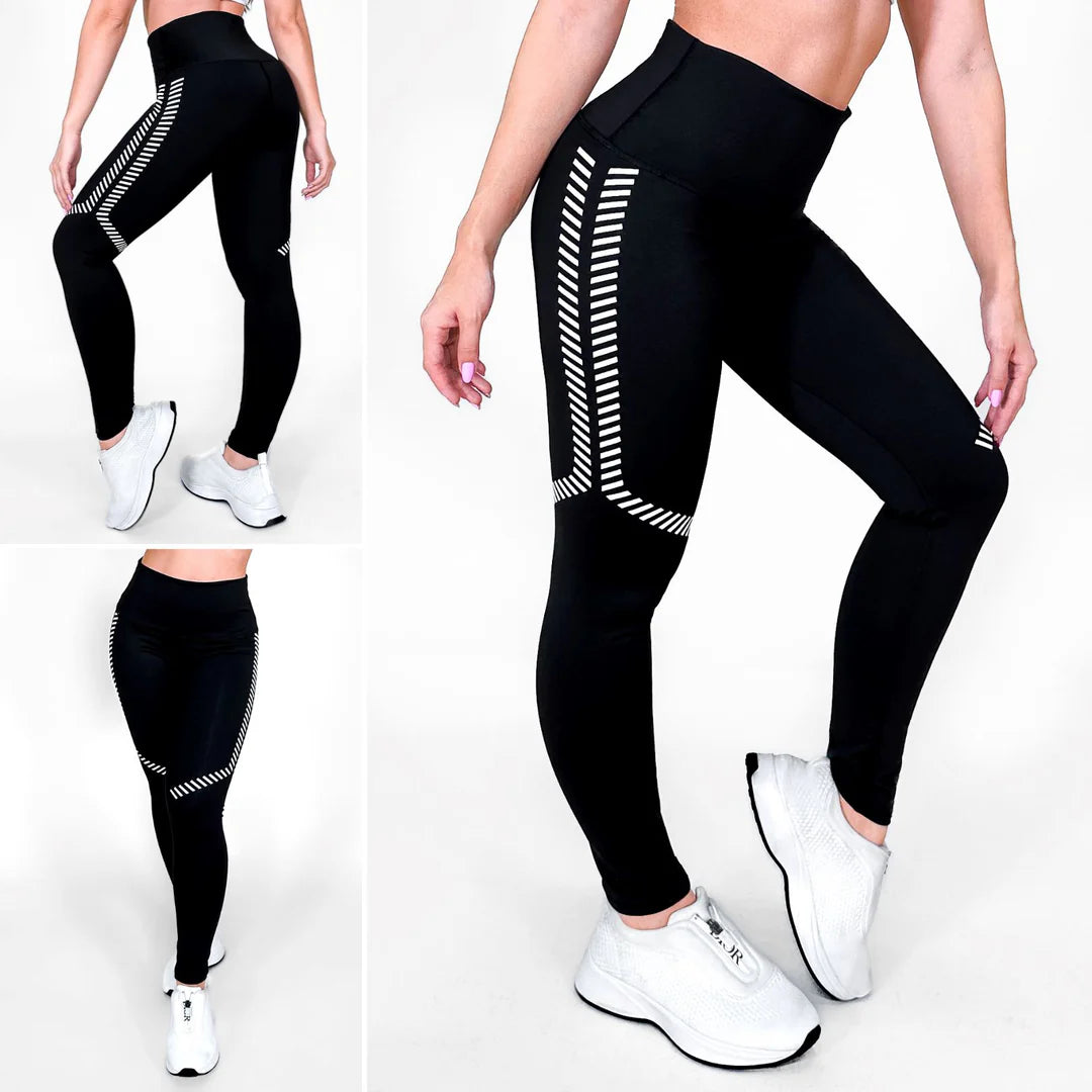 Nascar Black Leggings Premium Comfort & Shaping | Not Just Wear