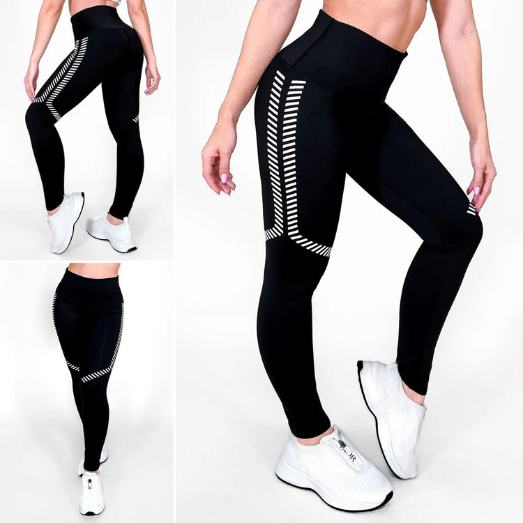 Nascar Black Leggings Premium Comfort & Shaping | Not Just Wear